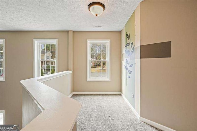 802 Eagle Glen Xing, Woodstock, GA 30189 - entryway featuring a textured ceiling, light colored carpet, and plenty of natural light