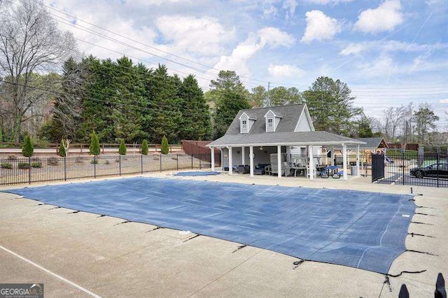 802 Eagle Glen Xing, Woodstock, GA 30189 - view of pool featuring a patio area