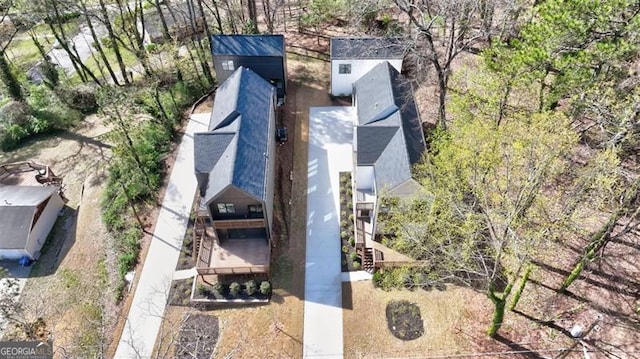 drone / aerial view