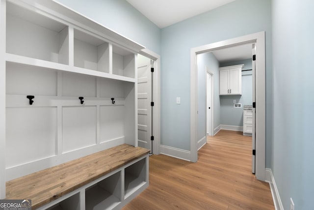 264 Community House Rd, Barnesville, GA 30204 - mudroom with light wood-style floors and baseboards