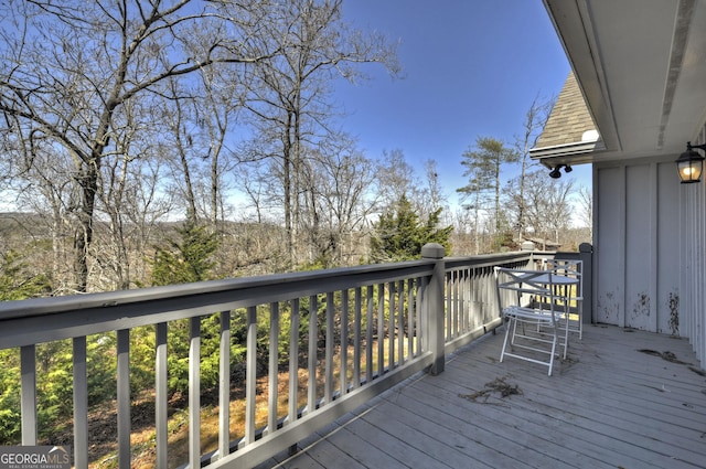 view of deck