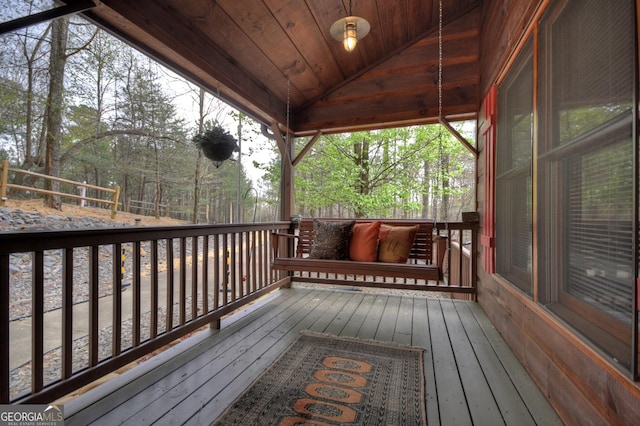 1301 Newport Dr, Ellijay, GA 30540 - view of deck