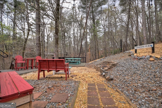 1301 Newport Dr, Ellijay, GA 30540 - view of yard
