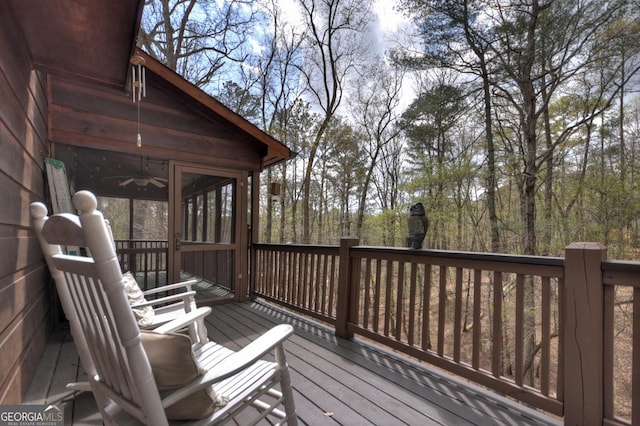 1301 Newport Dr, Ellijay, GA 30540 - deck with a sunroom