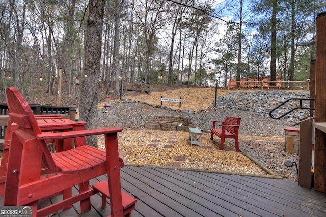 1301 Newport Dr, Ellijay, GA 30540 - view of deck