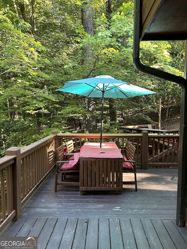 1301 Newport Dr, Ellijay, GA 30540 - view of deck