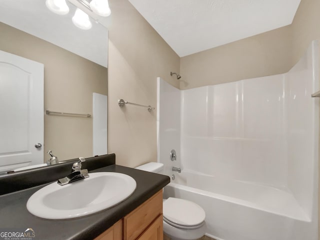 1005 Magnolia Gardens Walk, Mcdonough, GA 30253 - full bath with tub / shower combination, toilet, and vanity