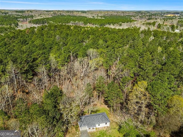 2374 Buchanan Hwy, Dallas, GA 30157 - birds eye view of property with a wooded view