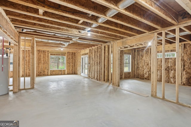 miscellaneous room with water heater