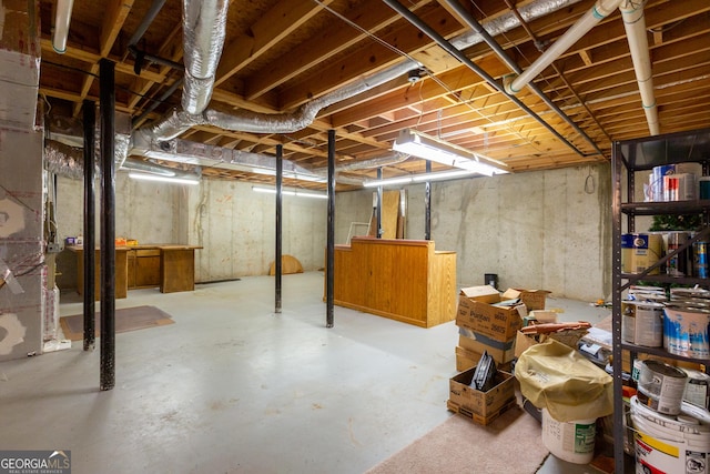 115 Flagstop Run, Fayetteville, GA 30215 - view of unfinished basement