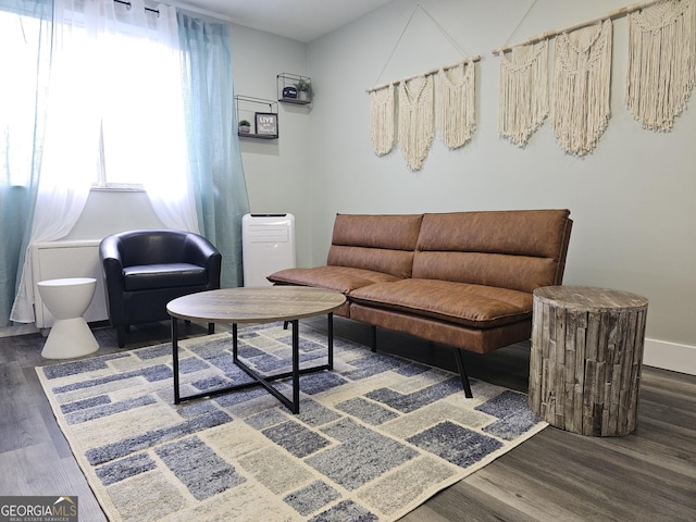 215 Piedmont Ave NE Unit 304, Atlanta, GA 30308 - living area with wood finished floors