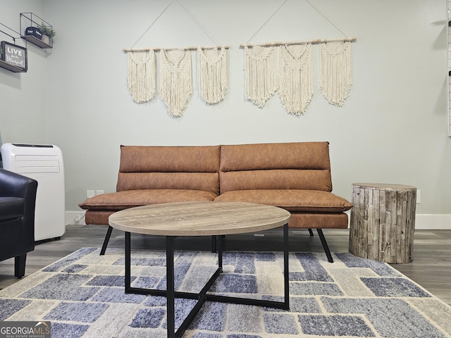 215 Piedmont Ave NE Unit 304, Atlanta, GA 30308 - sitting room featuring wood finished floors and baseboards