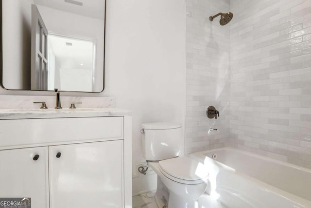 1718 Barnesdale Way NE, Atlanta, GA 30309 - full bathroom featuring vanity and bathtub / shower combination
