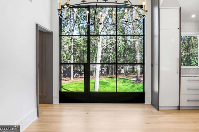 1718 Barnesdale Way NE, Atlanta, GA 30309 - entryway with wood finished floors