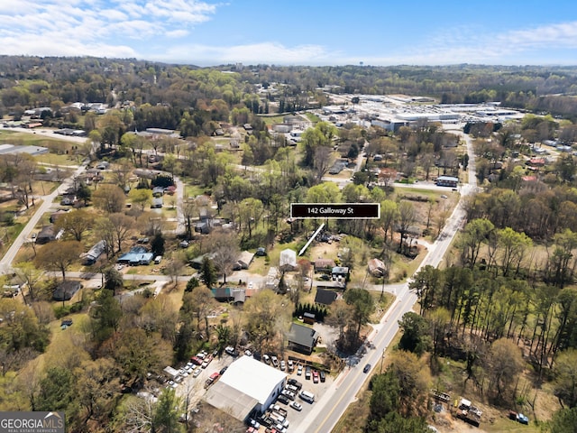 drone / aerial view