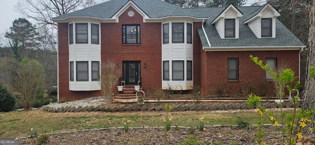 3715 Millers Pond Way, Snellville, GA 30039 - view of front of home featuring a shingled roof, entry steps, and brick siding