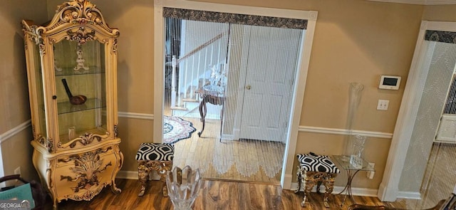 3715 Millers Pond Way, Snellville, GA 30039 - hall featuring baseboards and wood finished floors