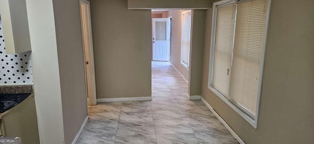 3715 Millers Pond Way, Snellville, GA 30039 - hall featuring baseboards and marble finish floor