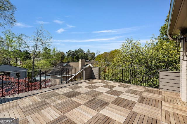 view of deck