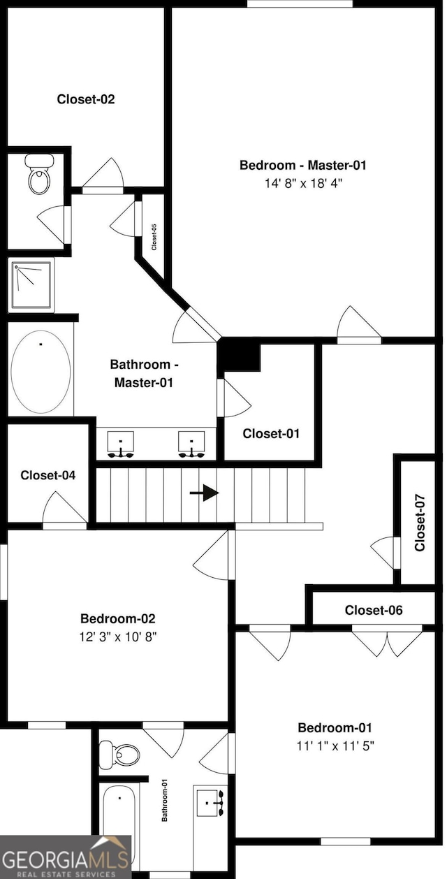 6399 Woodwell Dr, Union City, GA 30291 - view of property floor plan