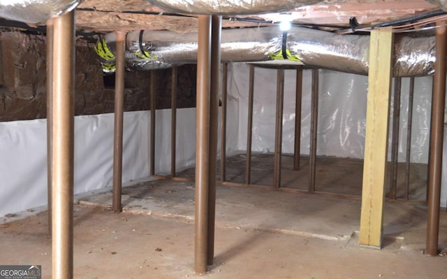 387 S Howard St SE, Atlanta, GA 30317 - view of unfinished basement