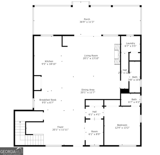 387 S Howard St SE, Atlanta, GA 30317 - view of room layout