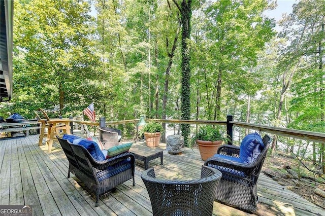 view of deck