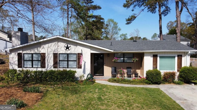 237 Deerfield Ln, Augusta, GA 30907 - ranch-style home featuring a front lawn