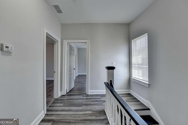 73 Atlanta Ave SW, Atlanta, GA 30315 - corridor featuring dark wood-style floors, visible vents, and baseboards