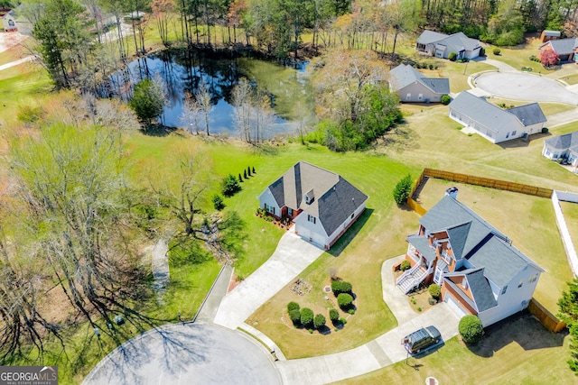 207 Meadow Lake Dr, Carrollton, GA 30116 - bird's eye view of a large body of water