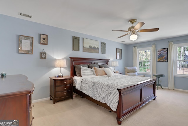 1135 Parkview Way, Lilburn, GA 30047 - bedroom featuring visible vents, light colored carpet, and baseboards