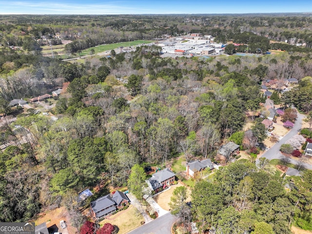 1135 Parkview Way, Lilburn, GA 30047 - drone / aerial view featuring a residential view and a view of trees