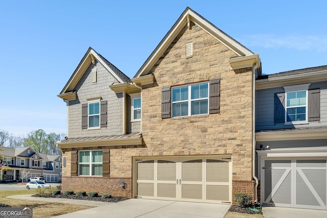 2910 Bishopstone Way, Cumming, GA 30040 - view of front facade featuring a garage and driveway