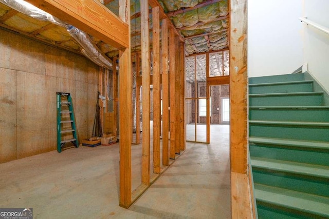 1521 Waterside Ct, Jefferson, GA 30549 - below grade area featuring stairs