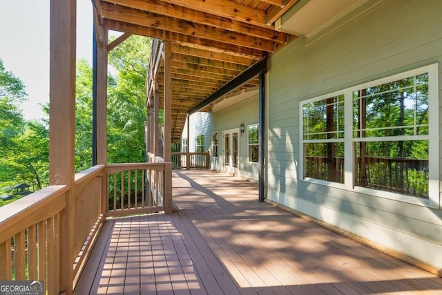 1521 Waterside Ct, Jefferson, GA 30549 - view of deck