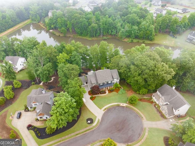 1521 Waterside Ct, Jefferson, GA 30549 - aerial perspective of suburban area with a large body of water