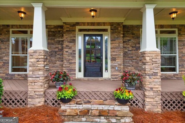 1521 Waterside Ct, Jefferson, GA 30549 - property entrance with covered porch