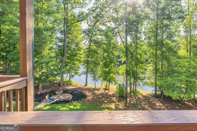 1521 Waterside Ct, Jefferson, GA 30549 - deck with a water view