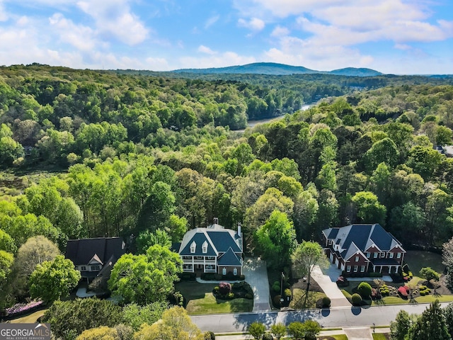 150 Inwood Ter, Roswell, GA 30075 - birds eye view of property featuring a view of trees