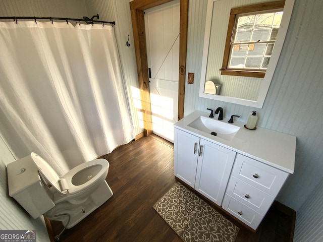 2790 Old Farmington Rd, Watkinsville, GA 30677 - bathroom with wood finished floors and vanity