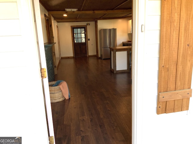 2790 Old Farmington Rd, Watkinsville, GA 30677 - corridor featuring dark wood finished floors