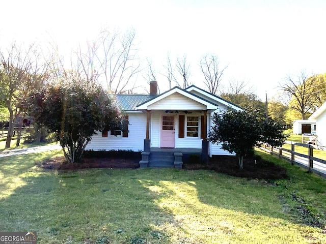 2790 Old Farmington Rd, Watkinsville, GA 30677 - view of front facade with a porch and a chimney
