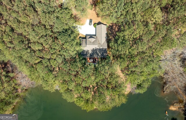 404 Golden Delicious Rd, Clarkesville, GA 30523 - birds eye view of property featuring a water view