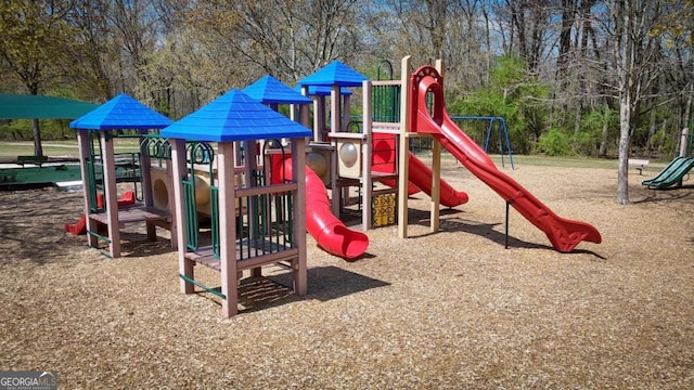 view of communal playground