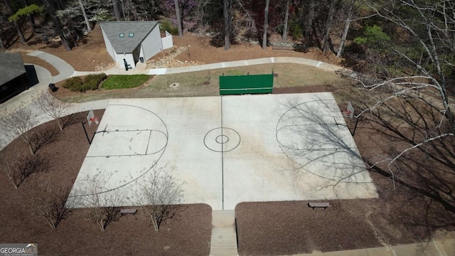 view of sport court