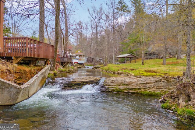 117 Foothills Dr, Cleveland, GA 30528 - water view with a gazebo