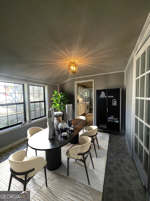 1911 Park Ave S, Tifton, GA 31794 - dining room featuring baseboards and crown molding