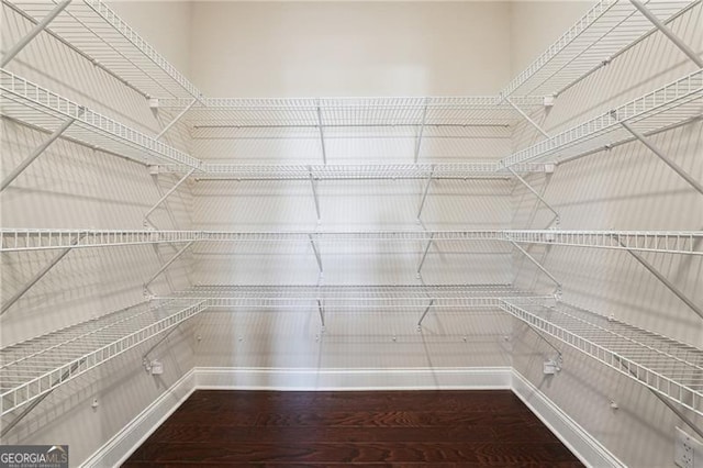 view of storage area