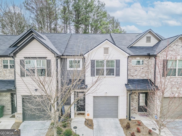 3132 Meadowstone Ln SW, Atlanta, GA 30331 - view of front of house with a garage, brick siding, and driveway