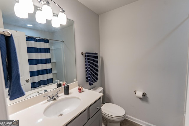 3132 Meadowstone Ln SW, Atlanta, GA 30331 - bathroom with vanity and a shower with shower curtain